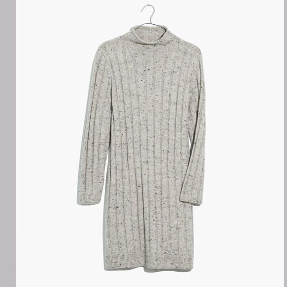 Madewell Donegal Mockneck Sweater Dress NWT XS M - Picture 3 of 11